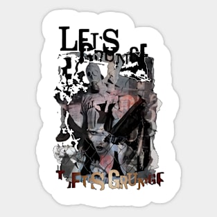 Leis Grunge Sticker